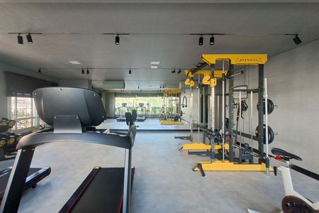 Apartamento para alugar com 121m², 3 quartos e 3 vagas Apartamento para alugar com 121m², 3 quartos e 3 vagasÁrea comum - Academia masculina
