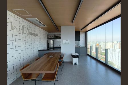 Studio à venda com 40m², 1 quarto e sem vagaÁrea Gourmet