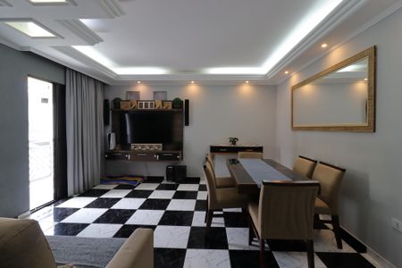 Sala de apartamento à venda com 3 quartos, 91m² em Parque João Ramalho, Santo André