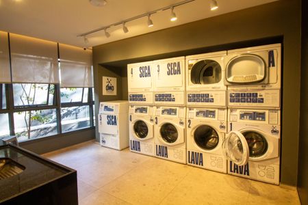 Studio para alugar com 24m², 1 quarto e sem vagaÁrea comum - Lavanderia
