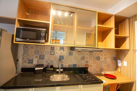 Studio para alugar com 24m², 1 quarto e sem vagaCozinha - Armários
