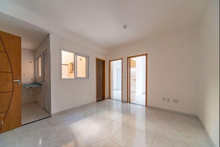 Sala de apartamento à venda com 2 quartos, 50m² em Jardim Irene, Santo André