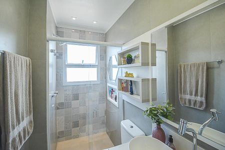 Apartamento à venda com 116m², 3 quartos e 2 vagasBanheiro da Suíte 3