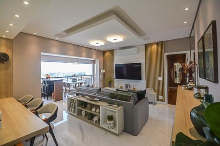 Sala de apartamento à venda com 3 quartos, 116m² em Baeta Neves, São Bernardo do Campo