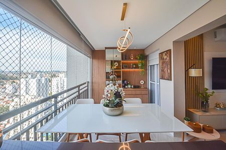 Varanda gourmet de apartamento à venda com 3 quartos, 116m² em Baeta Neves, São Bernardo do Campo