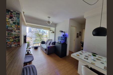 Sala de apartamento à venda com 2 quartos, 50m² em Chácara Santo Antônio (zona Sul), São Paulo