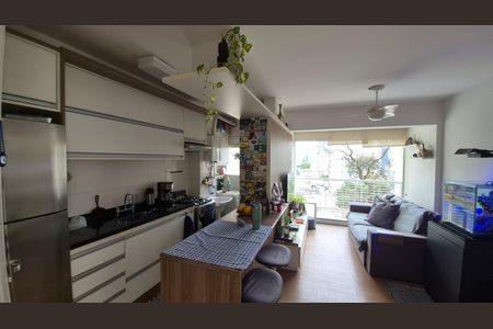 Sala de apartamento à venda com 2 quartos, 50m² em Chácara Santo Antônio (zona Sul), São Paulo