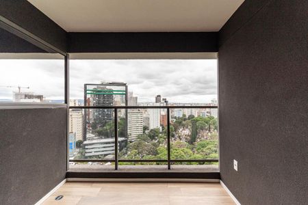 Varanda do Studio de kitnet/studio para alugar com 1 quarto, 30m² em Higienópolis, São Paulo