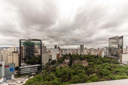 Vista do Studio de kitnet/studio para alugar com 1 quarto, 30m² em Higienópolis, São Paulo
