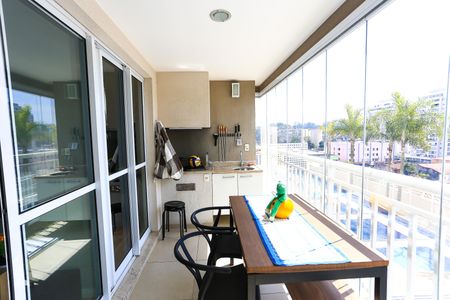 Varanda da Sala de apartamento à venda com 2 quartos, 62m² em Vila Sonia, São Paulo