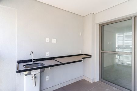 Varanda da Sala de apartamento à venda com 2 quartos, 67m² em Jardim das Acacias, São Paulo
