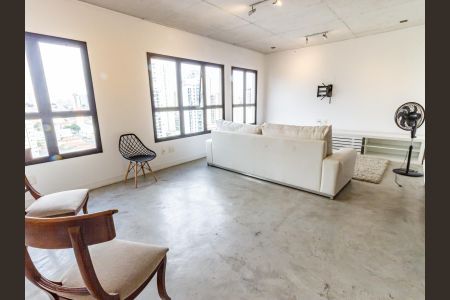 Sala de apartamento à venda com 1 quarto, 70m² em Vila Regente Feijó, São Paulo
