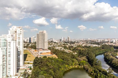 Vista da Varanda da Sala de apartamento para alugar com 1 quarto, 57m² em Alphaville Empresarial, Barueri