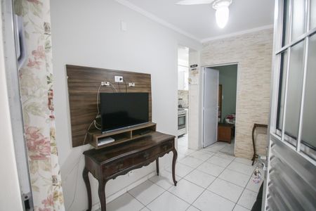 Sala de apartamento para alugar com 1 quarto, 44m² em Aviação, Praia Grande