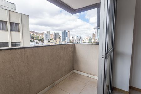 Varanda da Sala de apartamento à venda com 3 quartos, 89m² em Serra, Belo Horizonte