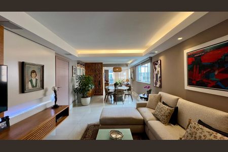 Sala de apartamento à venda com 3 quartos, 151m² em Lourdes, Belo Horizonte