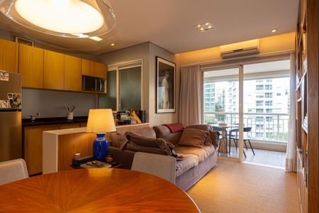 Sala de apartamento para alugar com 1 quarto, 55m² em Cerqueira César, São Paulo
