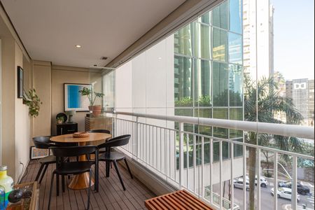Varanda da Sala de apartamento para alugar com 1 quarto, 55m² em Cerqueira César, São Paulo