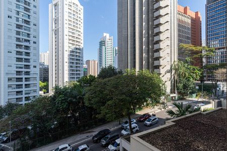 Vista da Varanda da Sala de apartamento para alugar com 1 quarto, 55m² em Cerqueira César, São Paulo