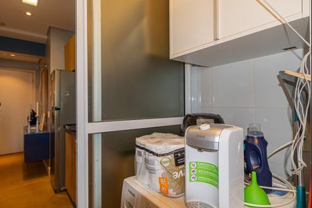 Área de Serviço de apartamento para alugar com 1 quarto, 55m² em Cerqueira César, São Paulo