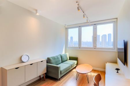 Sala de apartamento para alugar com 2 quartos, 48m² em Vila Sao Francisco (zona Sul), São Paulo