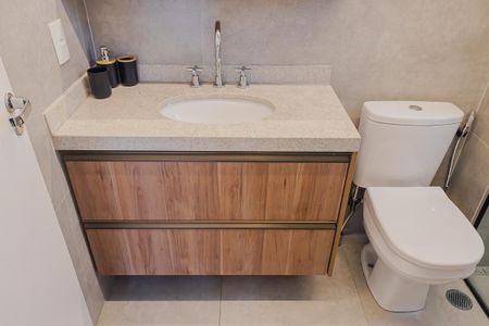 Apartamento à venda com 45m², 1 quarto e 1 vagaBanheiro da Suíte