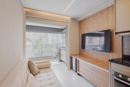 Sala de apartamento à venda com 1 quarto, 45m² em Jardim Paulista, São Paulo
