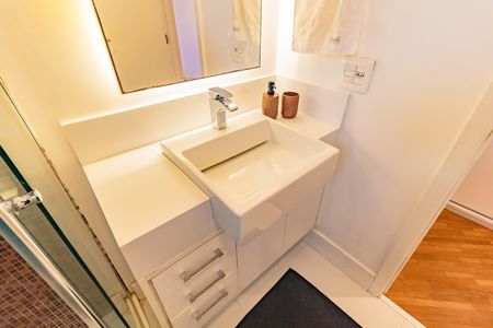 Apartamento para alugar com 77m², 2 quartos e 1 vagaBanheiro da Suíte