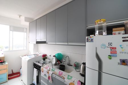 Cozinha de apartamento para alugar com 2 quartos, 35m² em Jardim Imperador (zona Leste), São Paulo