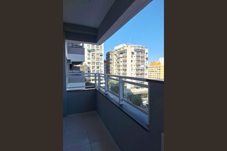 Varanda da Sala de apartamento à venda com 1 quarto, 40m² em Santa Rosa, Niterói