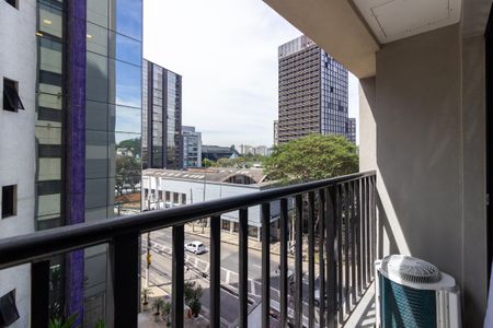 Studio para alugar com 25m², 1 quarto e sem vagaVaranda