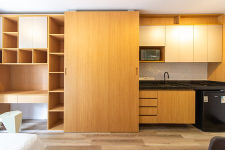 Studio para alugar com 25m², 1 quarto e sem vagaCozinha