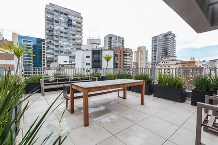 Área comum - Churrasqueira de apartamento para alugar com 2 quartos, 75m² em Indianópolis, São Paulo