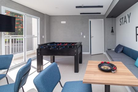 Apartamento à venda com 28m², 1 quarto e sem vagaÁrea comum - Salão de Jogos