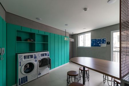 Apartamento para alugar com 28m², 1 quarto e sem vagaLavanderia