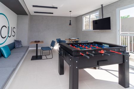 Apartamento à venda com 28m², 1 quarto e sem vagaÁrea comum - Salão de Jogos
