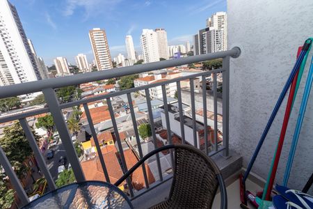 Apartamento à venda com 28m², 1 quarto e sem vagaSacada da Sala