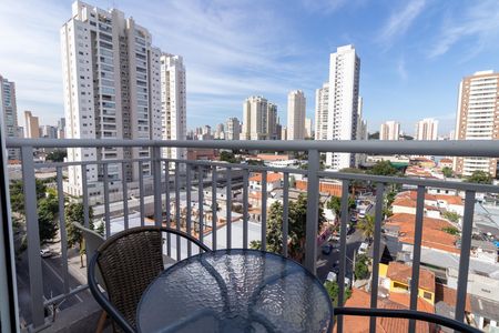 Sacada da Sala de apartamento para alugar com 1 quarto, 28m² em Vila Romana, São Paulo