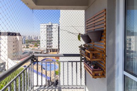 Sacada da Sala de apartamento para alugar com 2 quartos, 52m² em Vila Bela, São Paulo