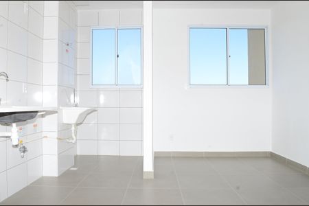 Sala/Cozinha de apartamento para alugar com 2 quartos, 41m² em São Gabriel, Belo Horizonte