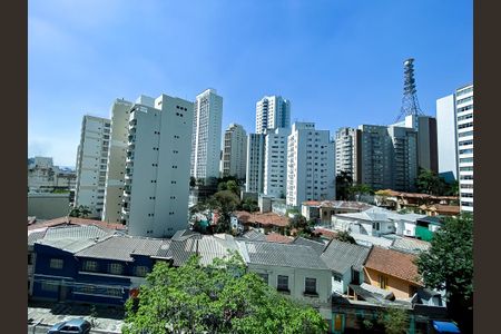 Vista da Sala de apartamento à venda com 2 quartos, 72m² em Bela Vista, São Paulo