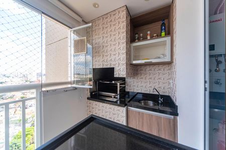 Varanda Gourmet de apartamento à venda com 2 quartos, 59m² em Campestre, Santo André