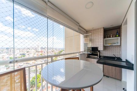 Varanda Gourmet de apartamento à venda com 2 quartos, 59m² em Campestre, Santo André