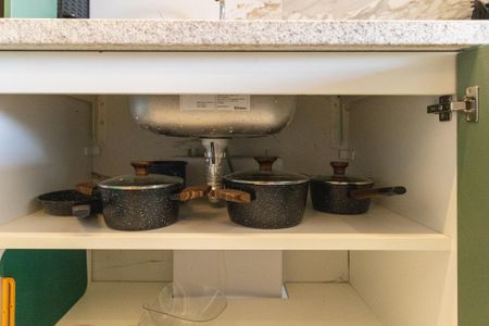 Studio para alugar com 30m², 1 quarto e sem vagaCozinha