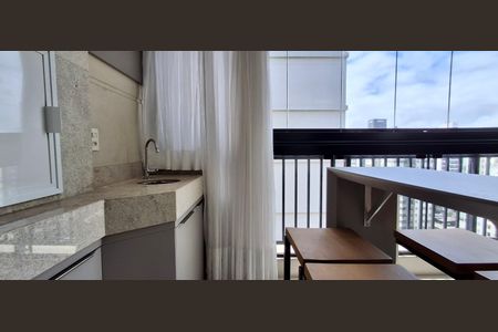 Varanda Gourmet de apartamento para alugar com 3 quartos, 111m² em Campinas, Florianópolis