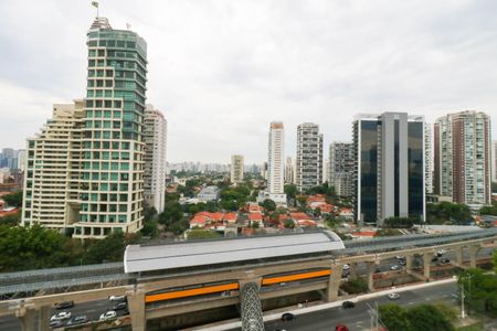 Varanda de kitnet/studio para alugar com 1 quarto, 25m² em Vila Cordeiro, São Paulo