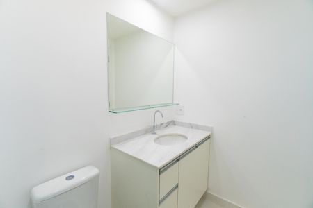 Banheiro da Suíte de apartamento à venda com 1 quarto, 35m² em Mirandópolis, São Paulo