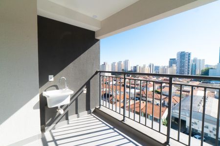 Apartamento à venda com 35m², 1 quarto e sem vaga Apartamento à venda com 35m², 1 quarto e sem vagaSacada da Sala/Cozinha