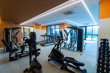 Apartamento à venda com 35m², 1 quarto e sem vaga Apartamento à venda com 35m², 1 quarto e sem vagaÁrea comum - Academia