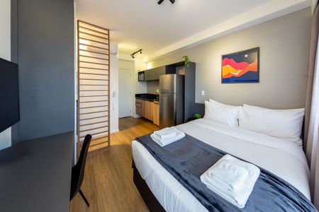 Studio para alugar com 27m², 1 quarto e sem vaga